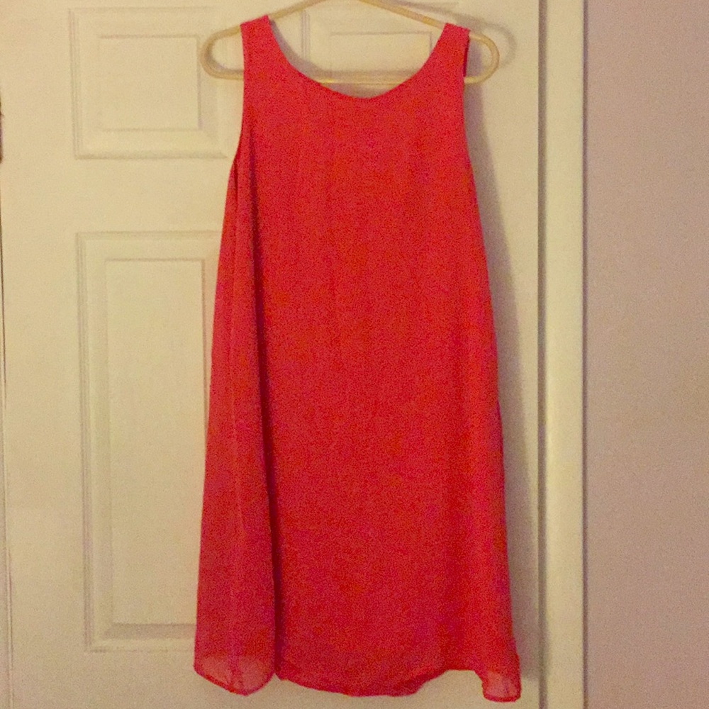 Bright Coral Date Night Dress